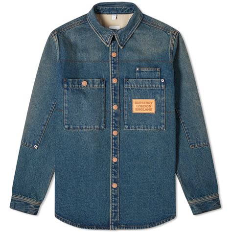 burberry denim shirt